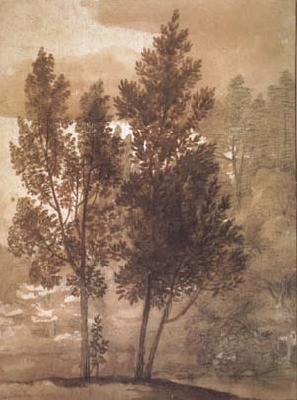 Claude Lorrain Trees (mk17) Sweden oil painting art